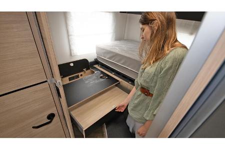 Arbeitsplatz, Tischplatte, Heck, variabler Raum