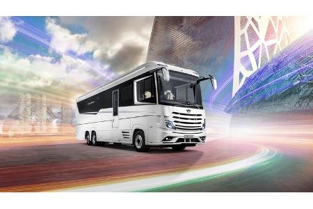 Außen, Mercedes Actros, Luxusliner