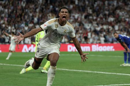 Bellingham mit Gänsehaut: Real 2:1 gegen Getafe