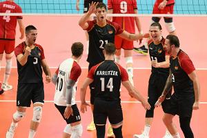 Dritter Sieg: Volleyballer nach großem Kampf im Achtelfinale