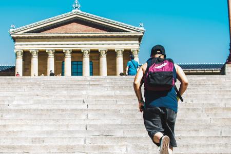 Die Stufen von Rocky