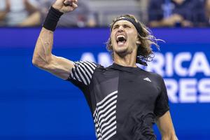 Zverev im Viertelfinale der US Open