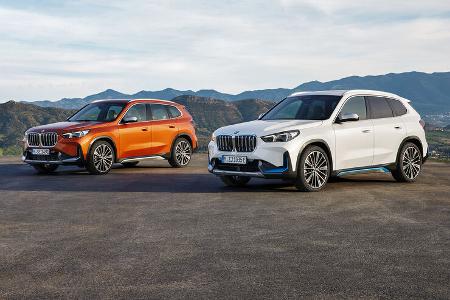 BMW X1 xDrive23i (links), BMW iX1 xDrive30