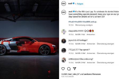 Audi R8 V10 Final Edition USA Teaser