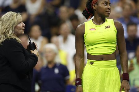 US-Open-Halbfinale nach Klimaprotest knapp 50 Minuten unterbrochen