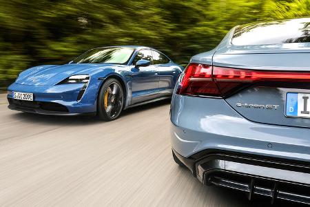 Audi e-tron GT Quattro, Porsche Taycan 4s