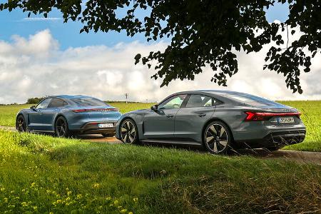 Audi e-tron GT Quattro, Porsche Taycan 4s