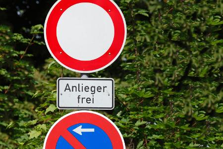 Anlieger frei-Schild