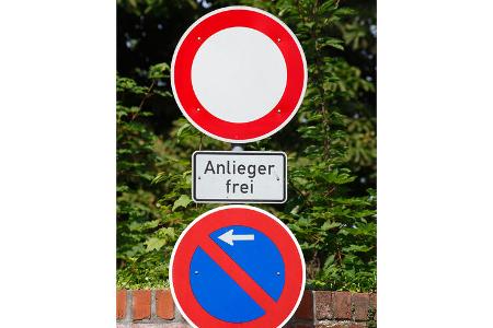 Anlieger frei-Schild