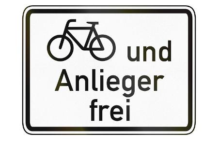 Anlieger frei-Schild