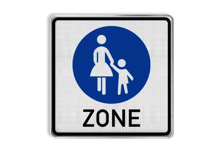 Verkehrszeichen 242.1 Fußgängerzone