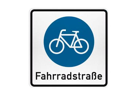 Verkehrszeichen 244.1 Fahrradstraße