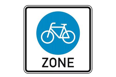 Verkehrszeichen 244.3 Fahrradzone