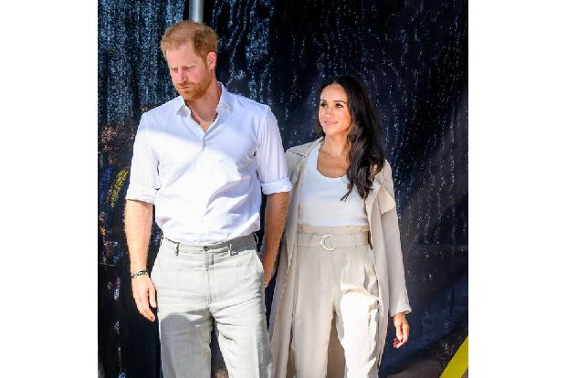 Herzogin Meghan war erst Anfang letzter Woche zu ihrem Mann gestoßen.