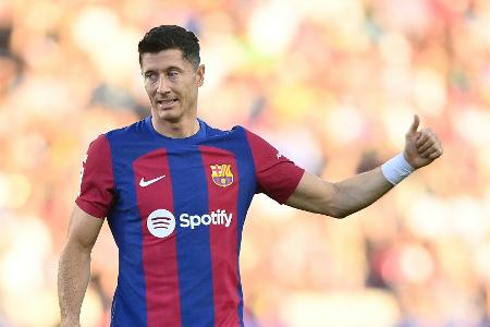 Wiederholung: Lewandowski und Cancelo retten Barca