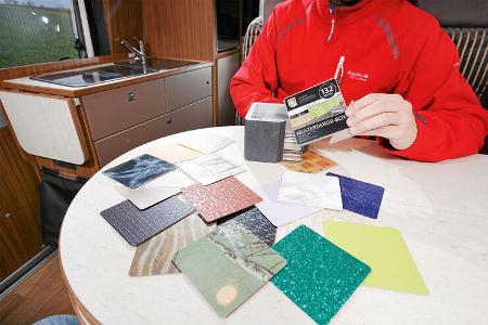 Auswahl von Musterfolien