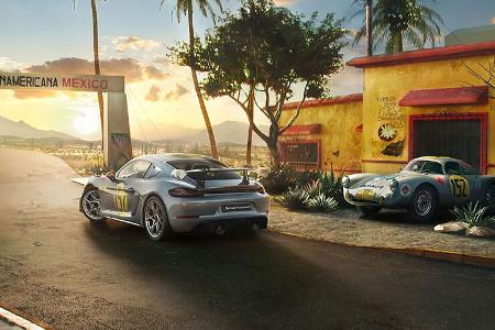 Porsche 718 Cayman GT4 RS TAG Heuer Carrera Panamericana Tribut