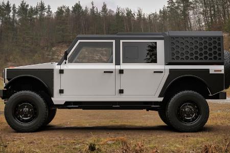 Munro Serie M Elektro Geländewagen Pickup Schottland