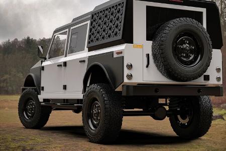 Munro Serie M Elektro Geländewagen Pickup Schottland