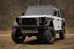 Munro Serie M Elektro Geländewagen Pickup Schottland