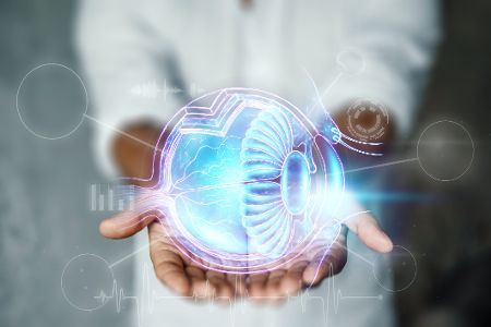 Augapfel kurzsichtig