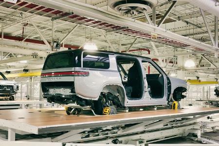 Rivian Fabrik Autofabrik Produktion Elektroauto