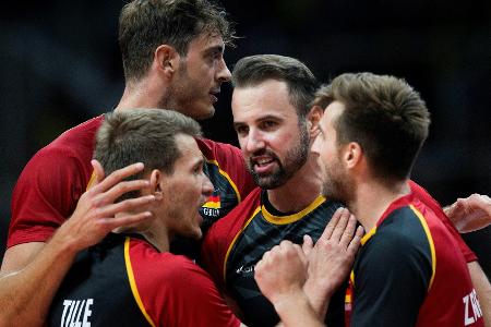 Volleyballer nach fünftem Sieg dicht vor Paris-Ticket