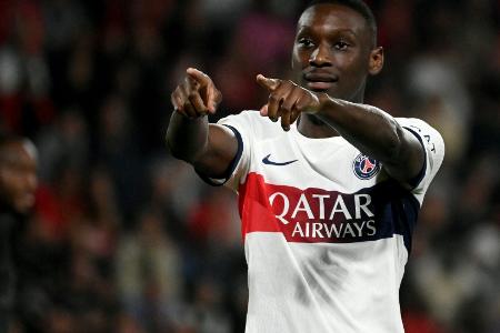 Kolo Muani trifft: PSG siegt in Rennes