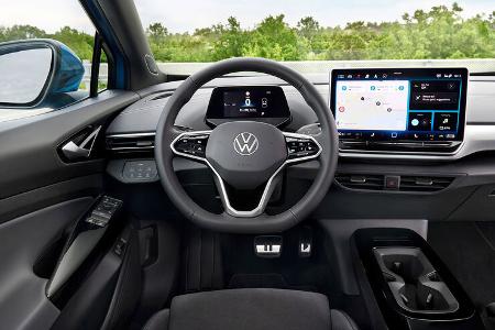 VW ID.4 Modellpflege (2023) Cockpit mit 12,9-Zoll-Bildschirm