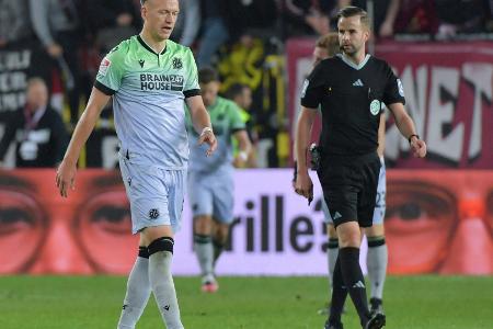 Sperre für Hannover-Stürmer Nielsen nach Einspruch reduziert