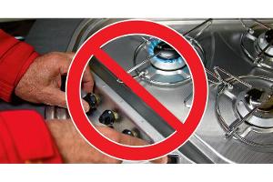 Umfrage, Gasherd, Durchgestrichen