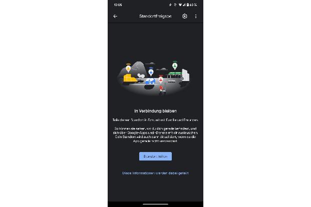 Den eigenen Standort teilen