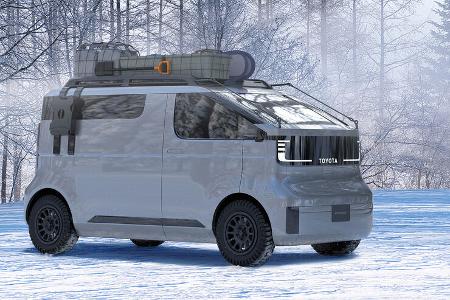 Toyota Kayoibako Elektro-Van Konzeptstudie Concept Car