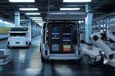 Toyota Kayoibako Elektro-Van Konzeptstudie Concept Car