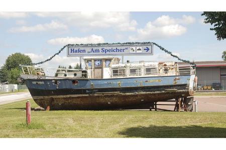 Stellplatz im Hafen am Speicher