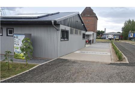 Stellplatz im Hafen am Speicher