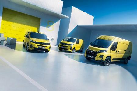 Neue Stellantis Vans und Transporter 2024 Opel Peugeot Citro‘n Fiat