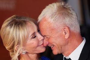 Sting und Trudie Styler verliebt auf dem roten Teppich in Rom