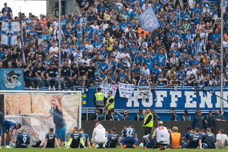 Platz 18: TSG Hoffenheim - PreZero Arena - Gesamtnote 2,93 für die Stimmung/Atmosphäre