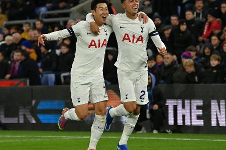2:1 bei Crystal Palace: Tottenham behauptet die Spitze