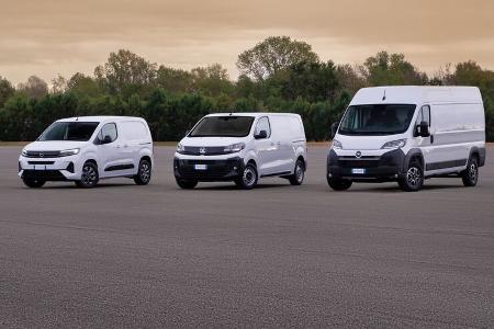 Neue Stellantis Vans und Transporter 2024 Opel Peugeot Citro‘n Fiat