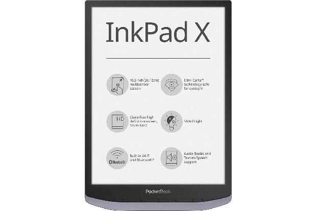 Das hochauflösende Display des PocketBook InkPad X vermittelt Inhalte scharf.