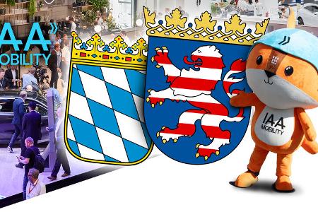 IAA Mobility Frankfurt vs München Collage