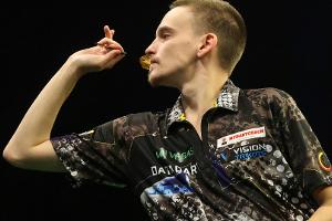 Pietreczko vergibt Matchdart beim Grand Slam of Darts