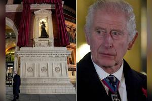 Emotionaler Moment: König Charles III. enthüllt Statuen seiner Eltern