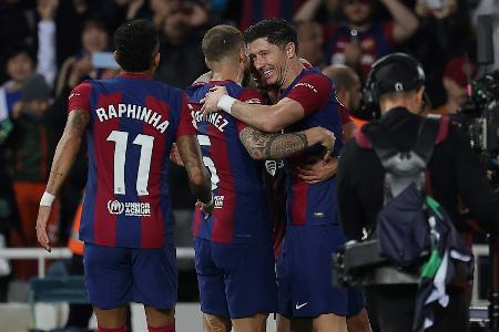 Dank Lewandowski: Barca hält Anschluss an Girona und Real