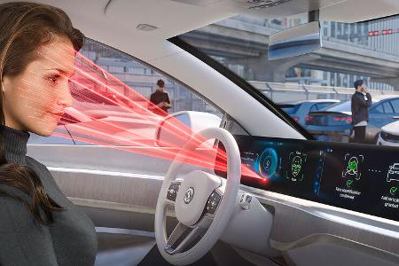 Continental Driver Identification Display Gesichtserkennung