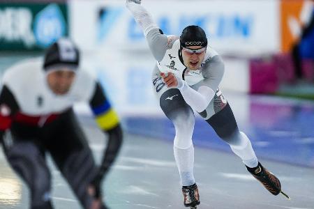 Eisschnelllauf: Dombek überzeugt in Peking
