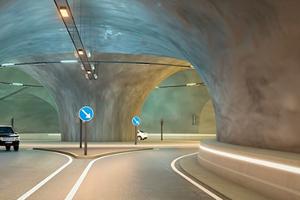 Eysturoy-Tunnel Kreisverkehr Färöer