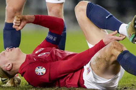 Fußverletzung: Haaland verpasst letztes Quali-Spiel